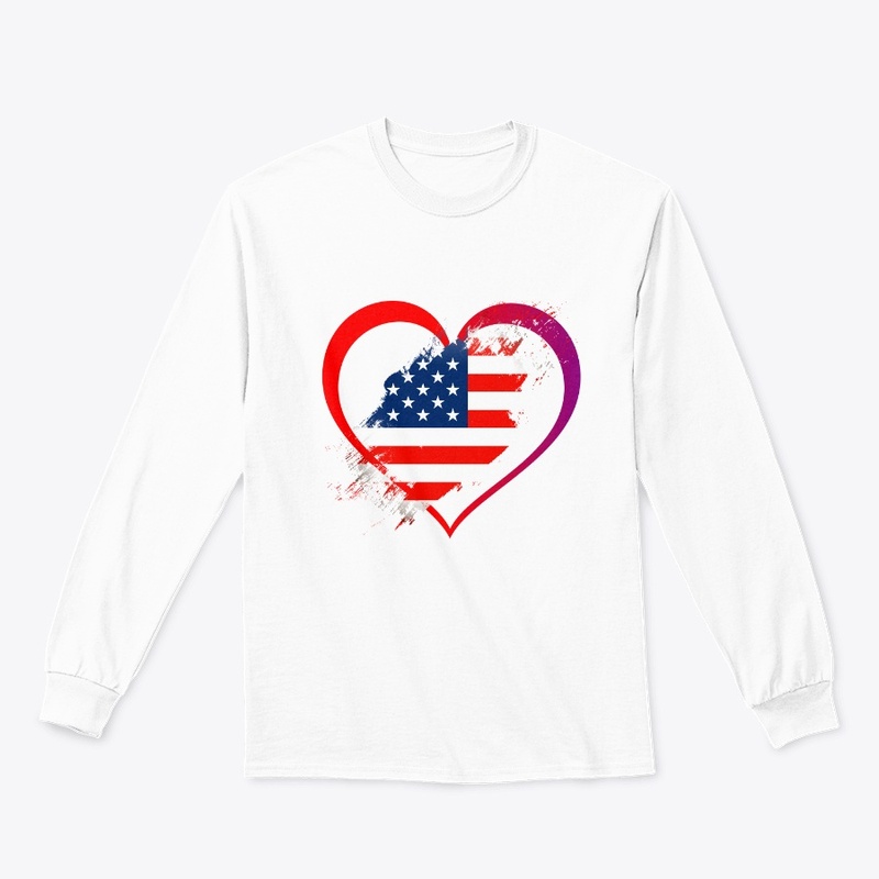 American Heart Flag Tee