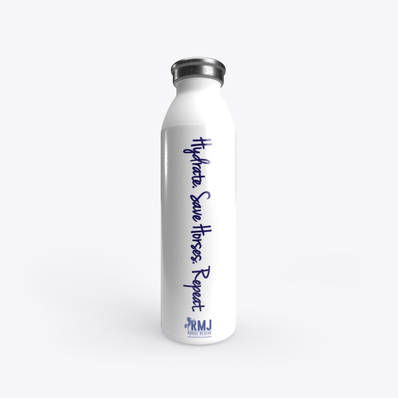 Water Bottle: Hydrate Save Horses Repeat