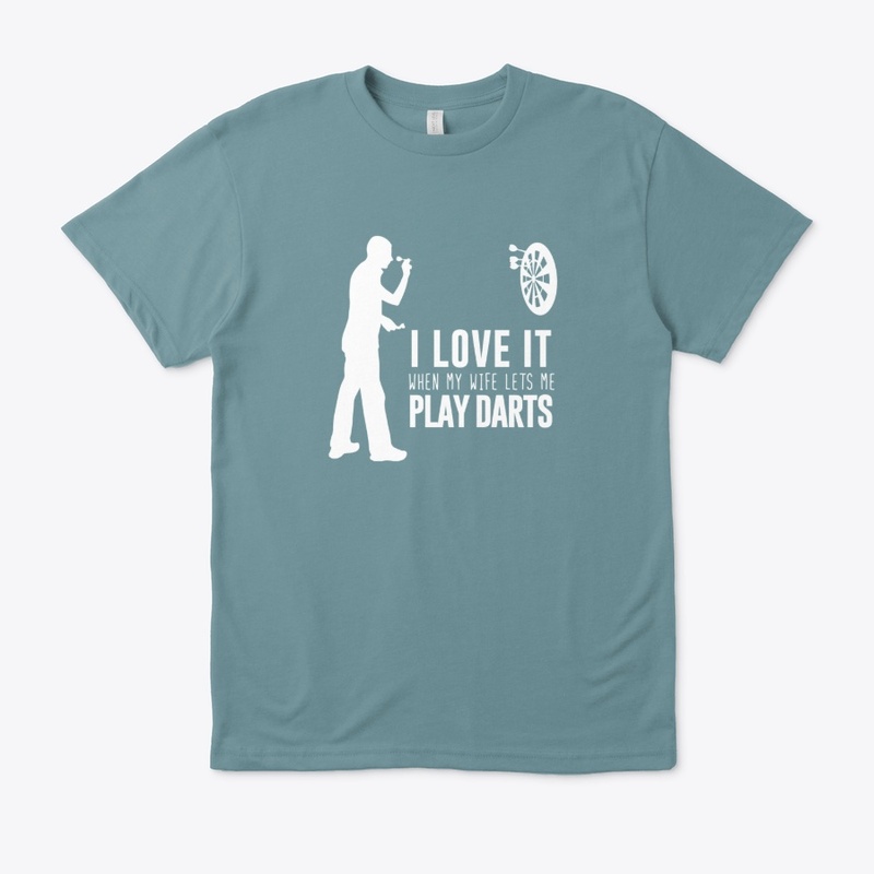 Wife lets me play darts