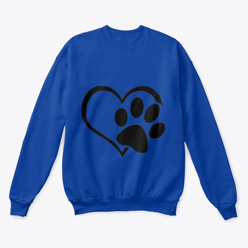 Heart & Dog, Cat Paw Design
