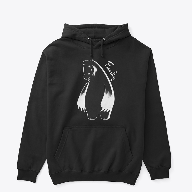 Funky Mascot Black Pullover Hoodie