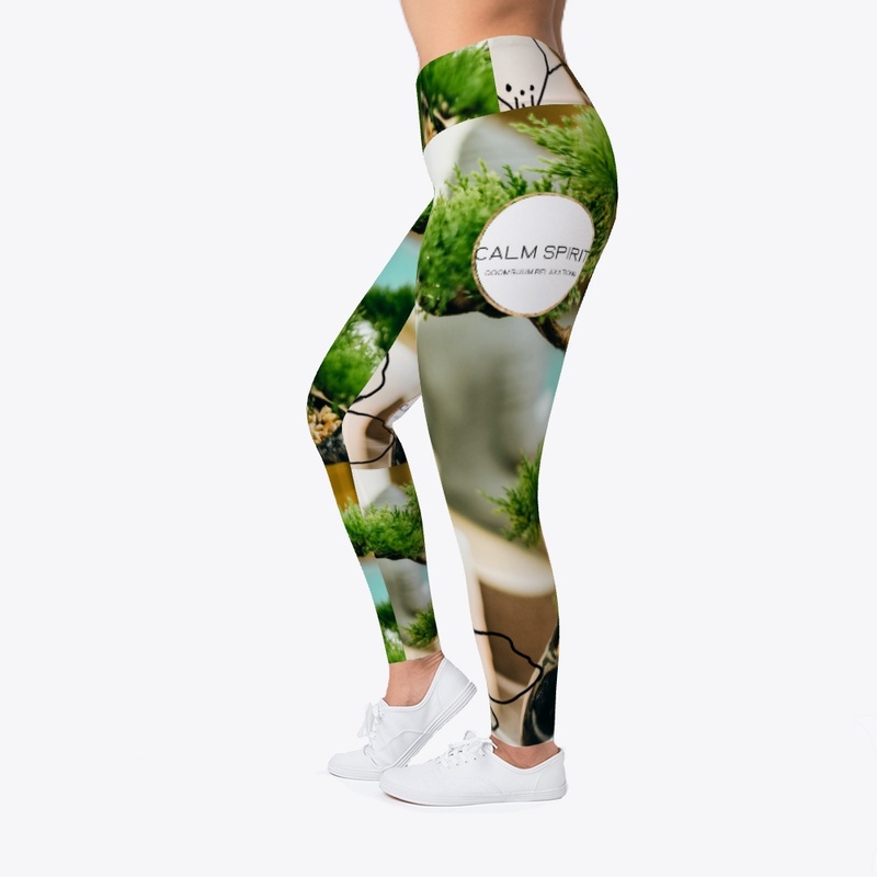 Calm Spirit♥ Zen Art Bonsai Leggings