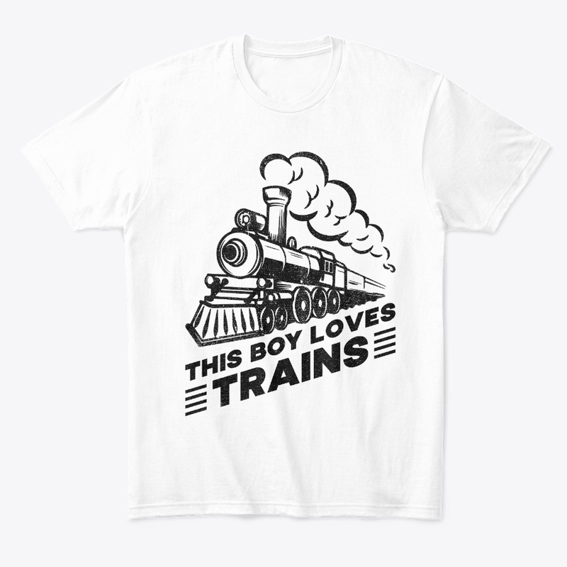 This Boy Loves Trains - Steam Locomotive