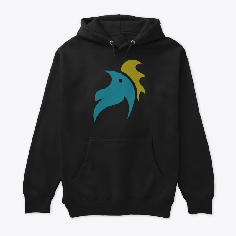 Rooster in mid century colors