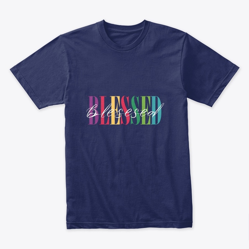 The "Blessed" t-shirt design 