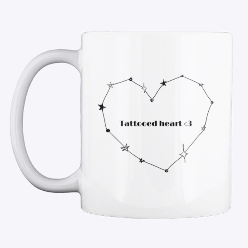 tattooed heart design