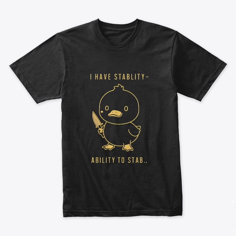 Quirky Duck Ability to Stab Cute 