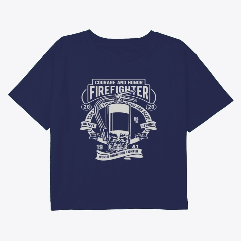 Courage and honor firefighter