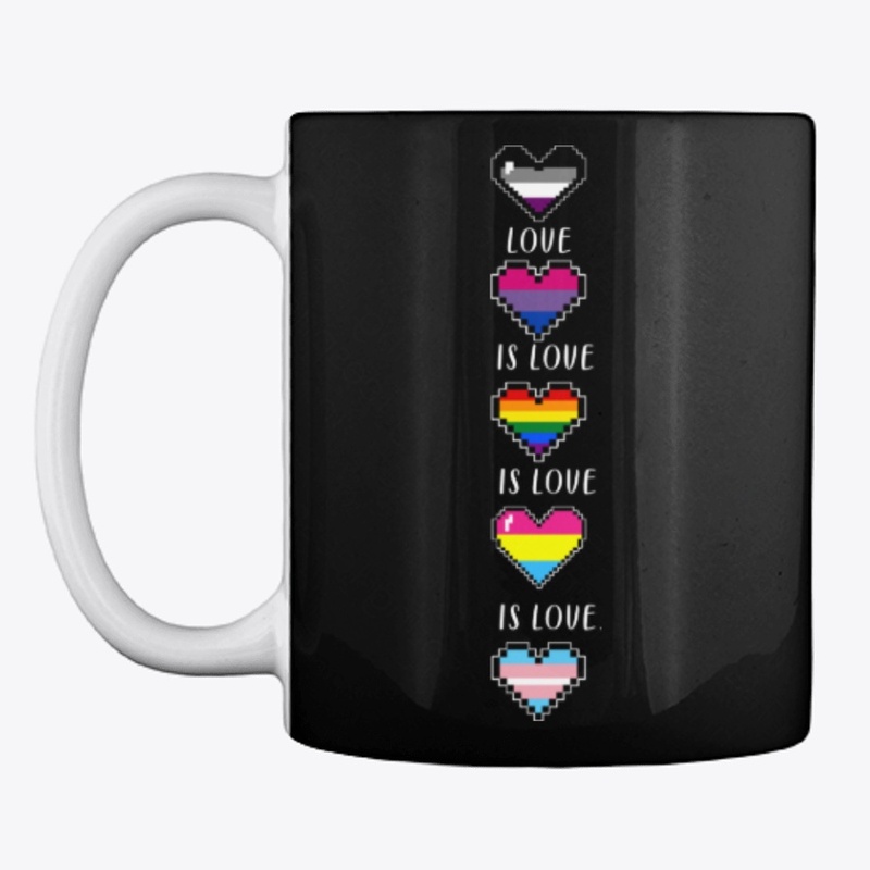 Lgbt love is love heart Shirt