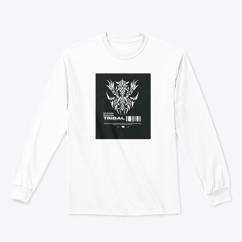 Tribal Silence Graphic Long Sleeve Tee"