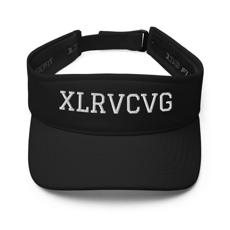  BLACK AND WHITE SUN VISOR BY XLRVCVG 