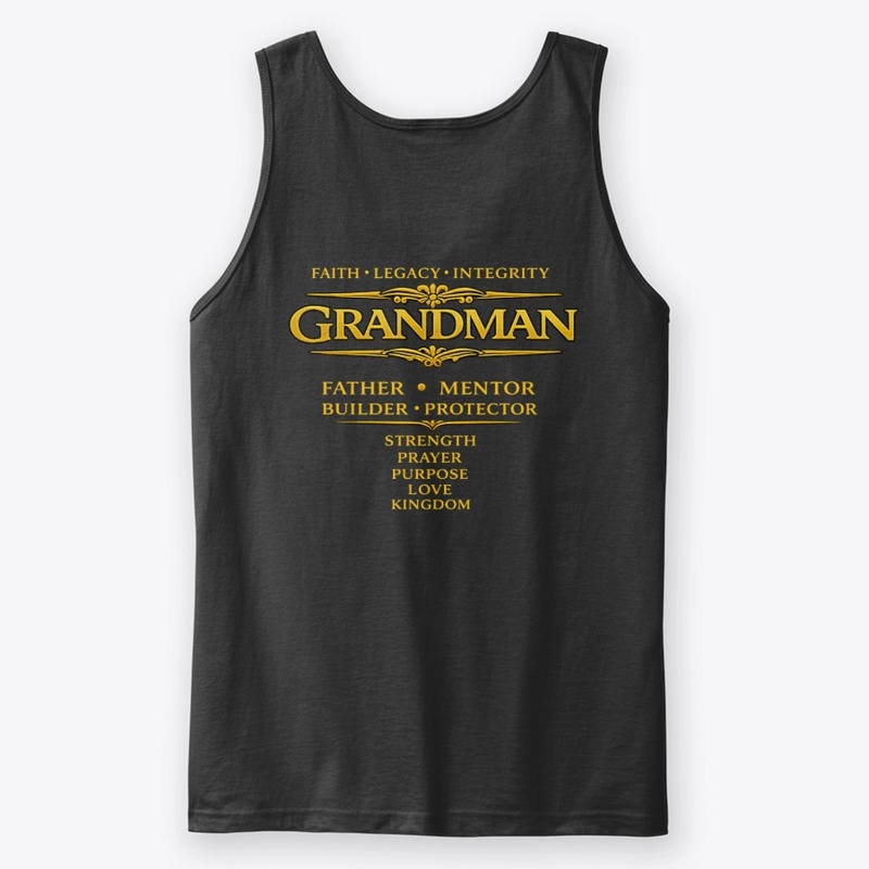 GRANDMAN stands for faith, legacy