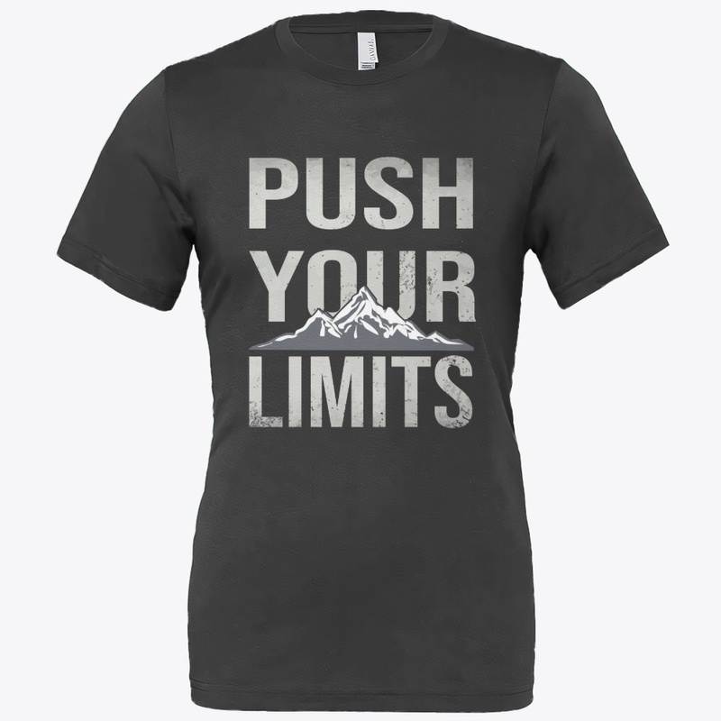 Push Your Limits Typography T-shirt