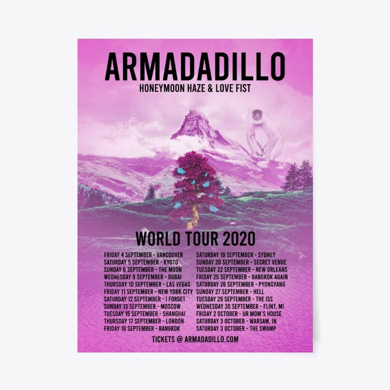 Armadadillo 2020 Tour Poster
