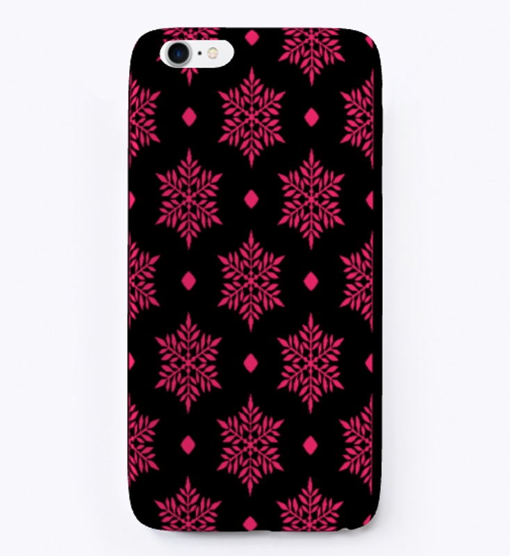 Christmas floral iPhone case