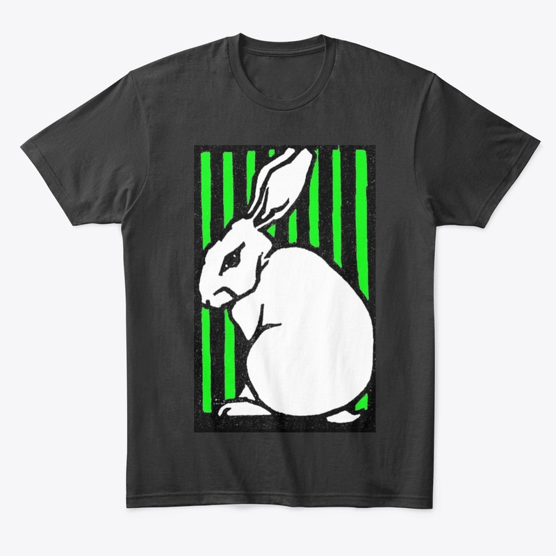 Mean Bunny Neon Green