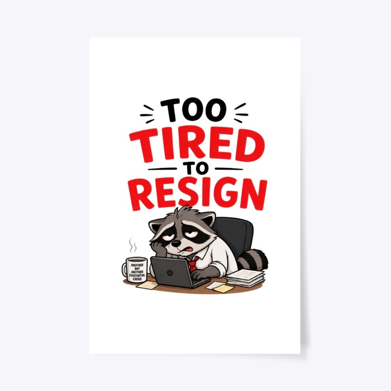 Too Tired To Resign