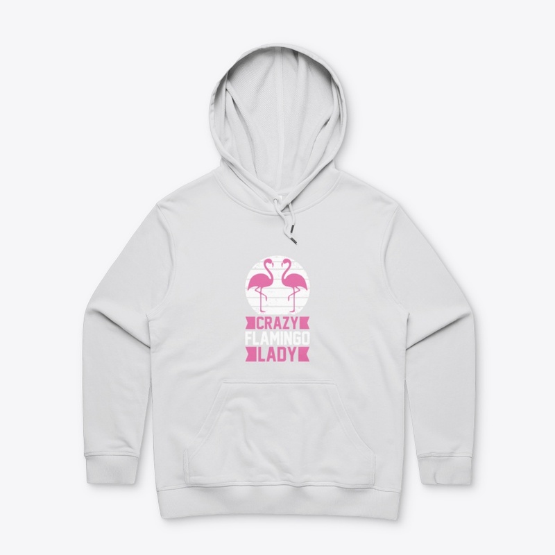 crazy flamingo lady