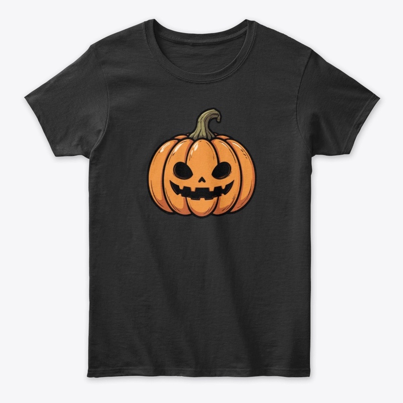 “Cute Spooky Pumpkin Halloween Tee"