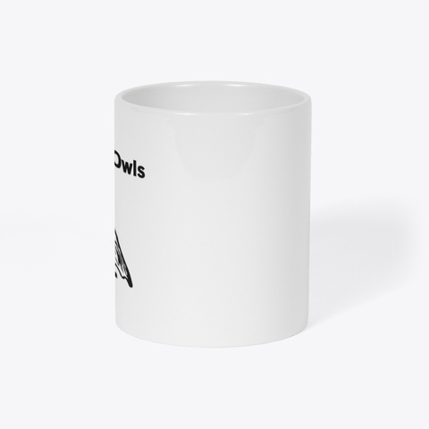 Night Owls Mug White T-Shirt Right