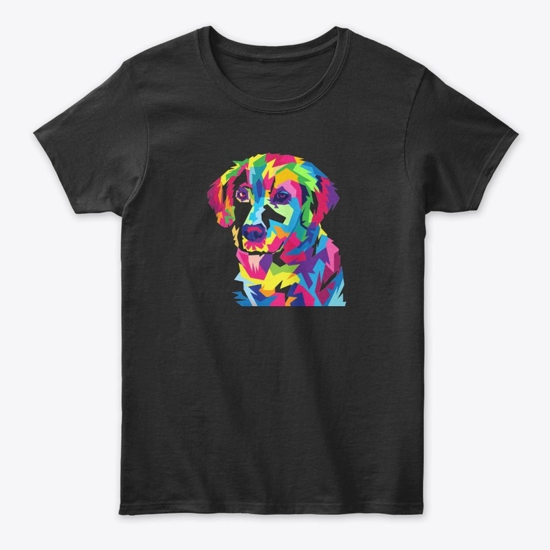Rainbow dog