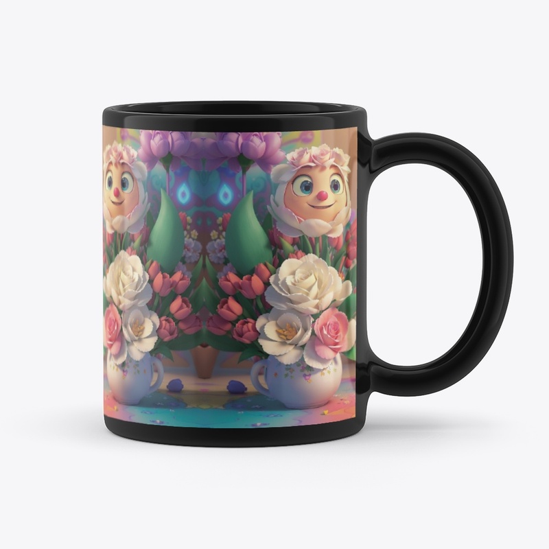 Happy 3D Flowers