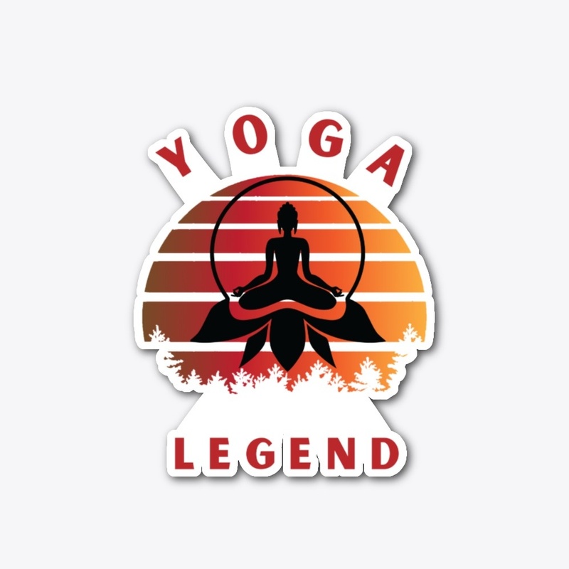 Yoga Legend Retro Vintage Design