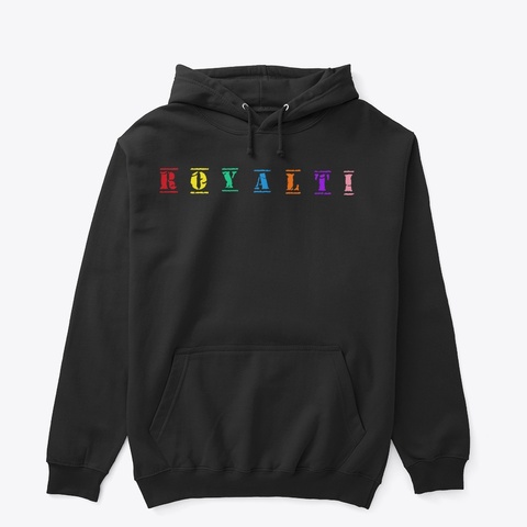Royal Pride Collection Black T-Shirt Front