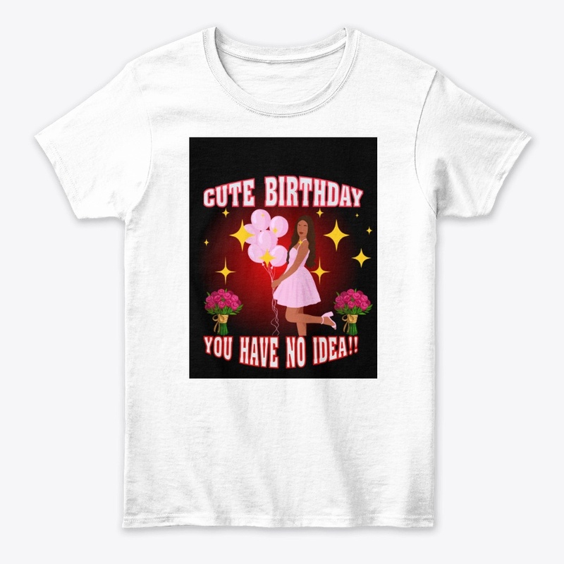 Birthday t-shirt for girl!