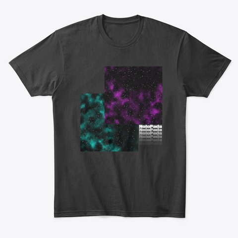 Parallel Galaxies Tee   Black Black T-Shirt Front