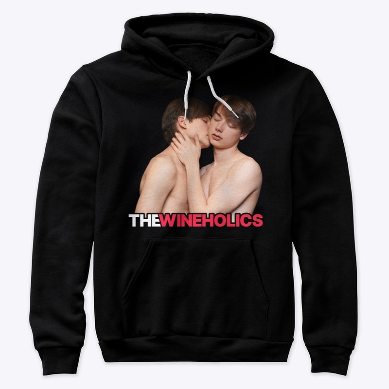 The Wineholics Hoodie — Black