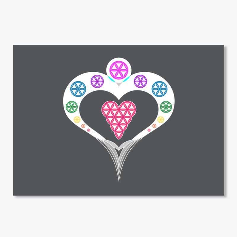 Heart Angel With The Heart Of Life