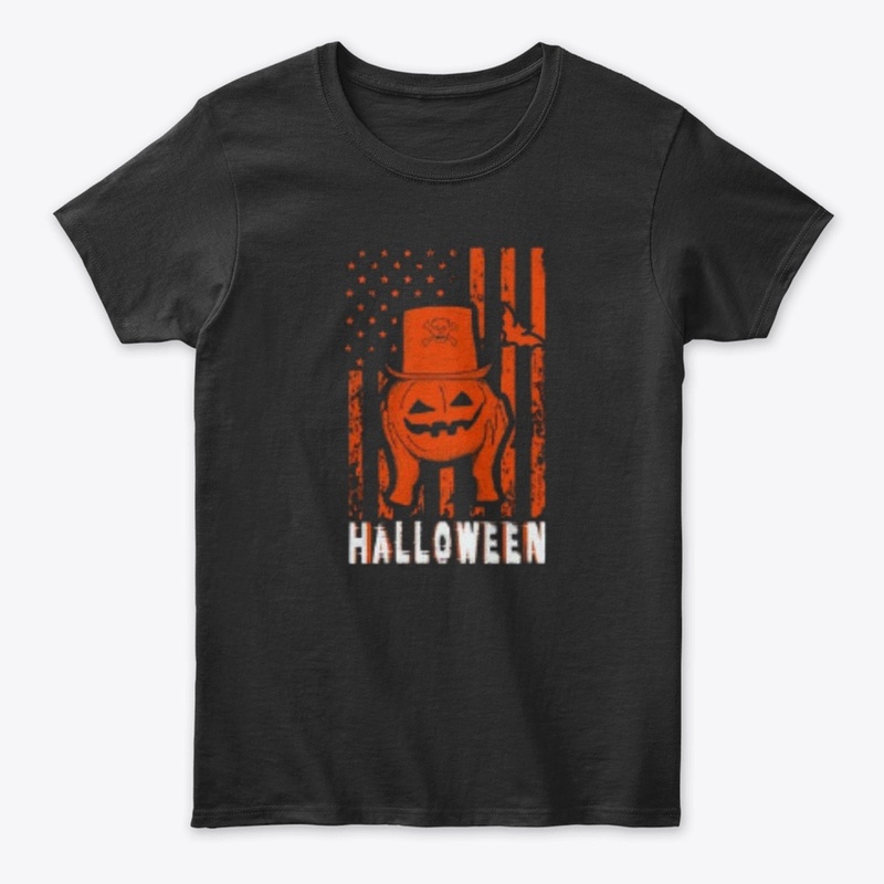 Halloween Tshirt Design usa