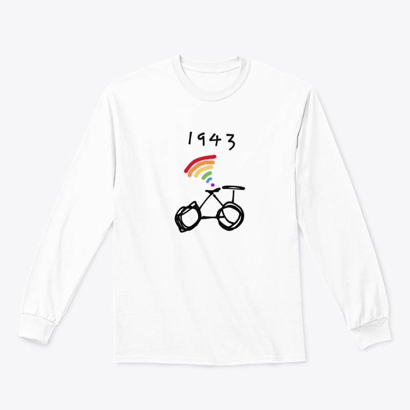 1943  longsleeve tee (white)