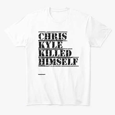 Chris Kyle 2 White Maglietta Front