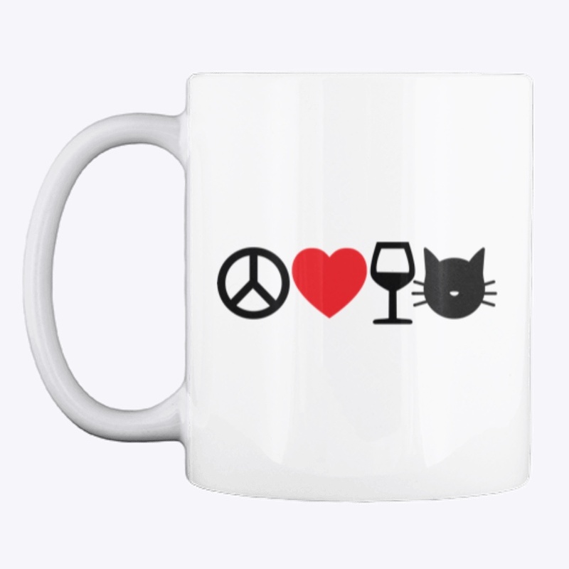 Peace, Love, Wine and Cats