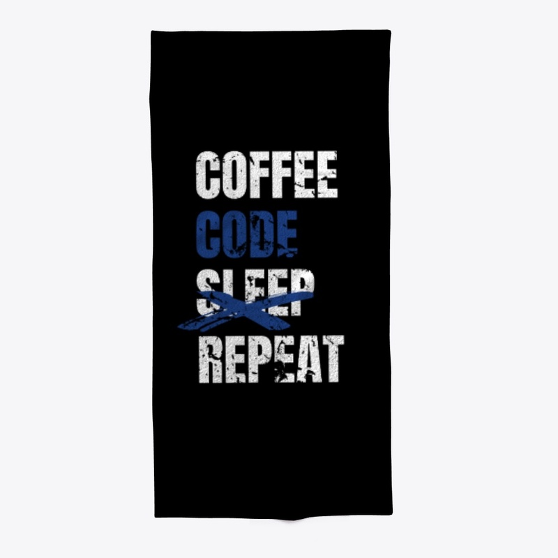 Coffee Code Sleep Repeat Design Gift