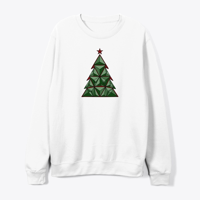 Green modern christmas tree