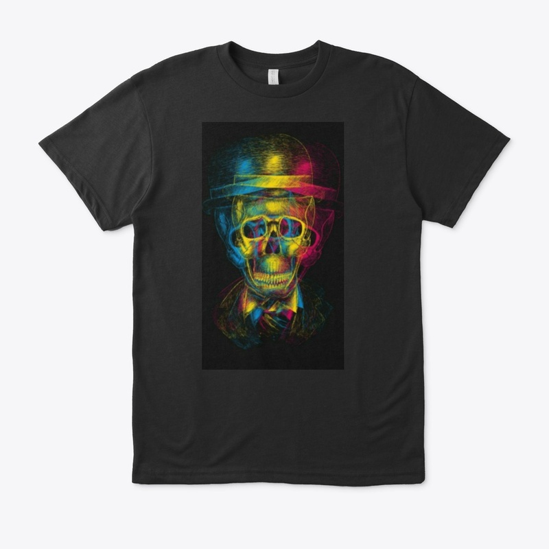 SKULL PRINTED TSHIRT