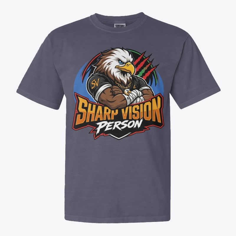 Sharp Vision Eagle Athlete Mascot