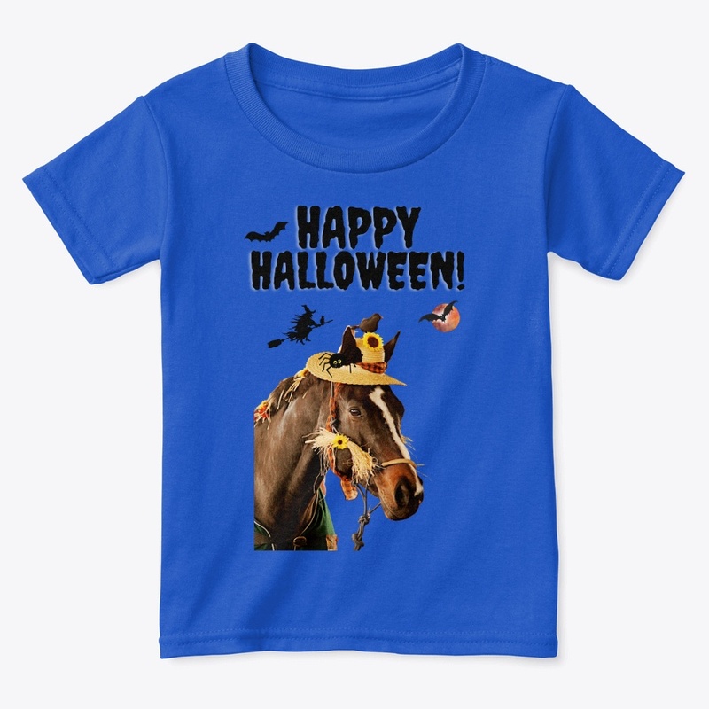 Happy Halloween Toddlers Horse Tee