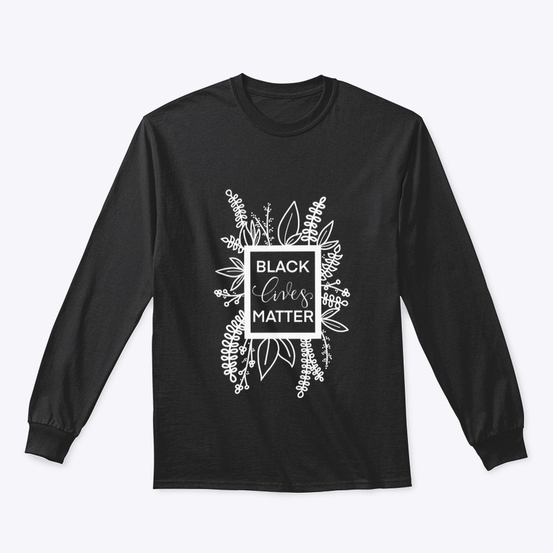 Black Lives Matter Floral Tee