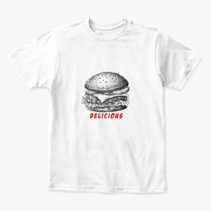 funny burger t-shirts
