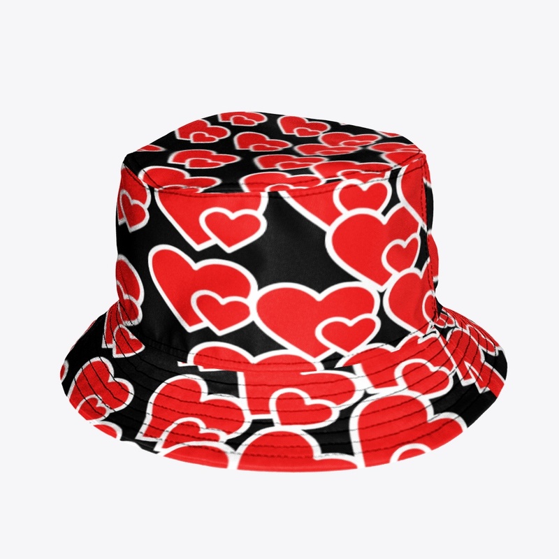 Heart Bucket Hat