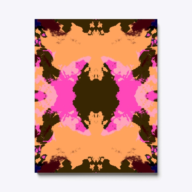 Katsue - Pink Batik Camouflage Mandala
