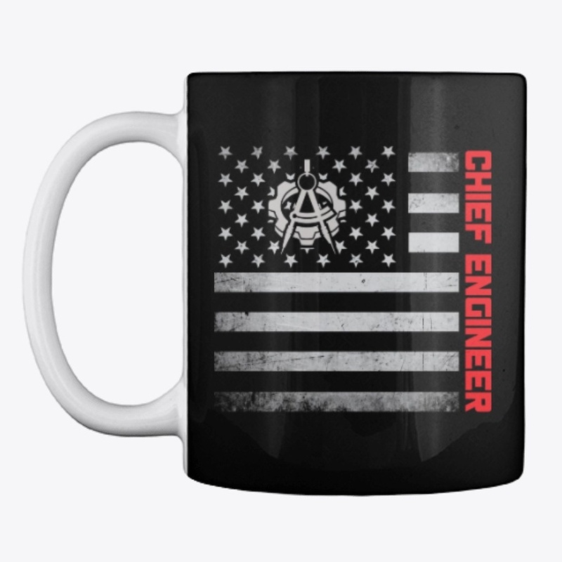  Chief Engineer US Flag Mask