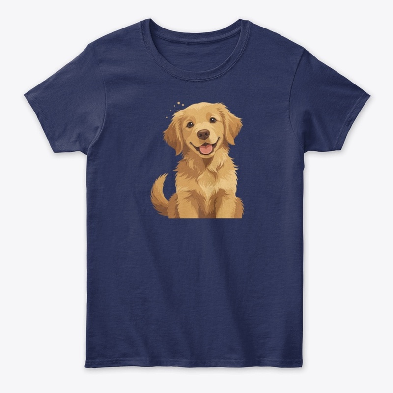 Happy Golden Retriever Puppy