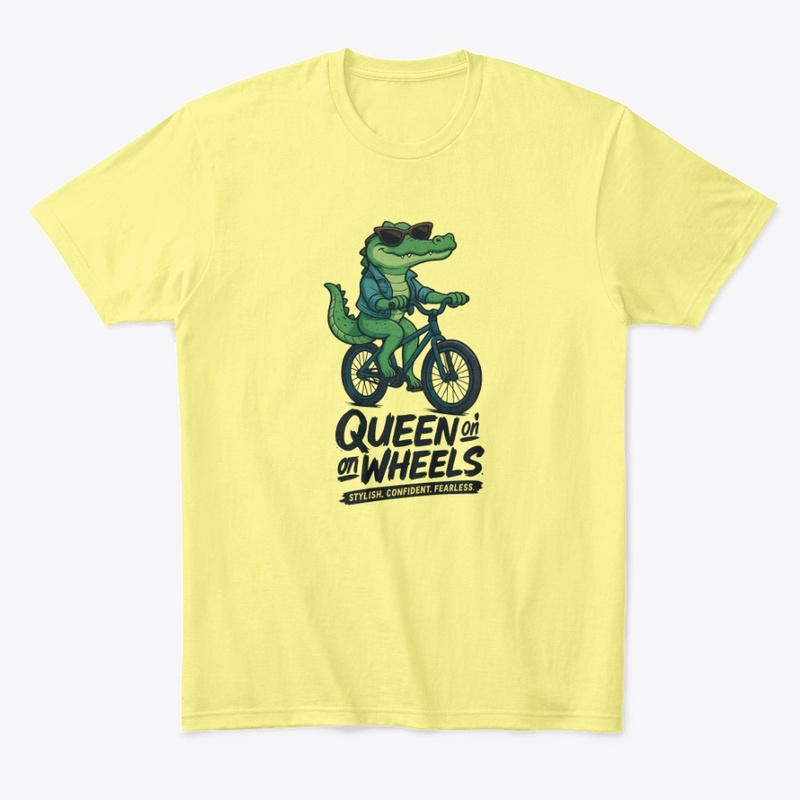 Stylish crocodile T-shirt with attitude