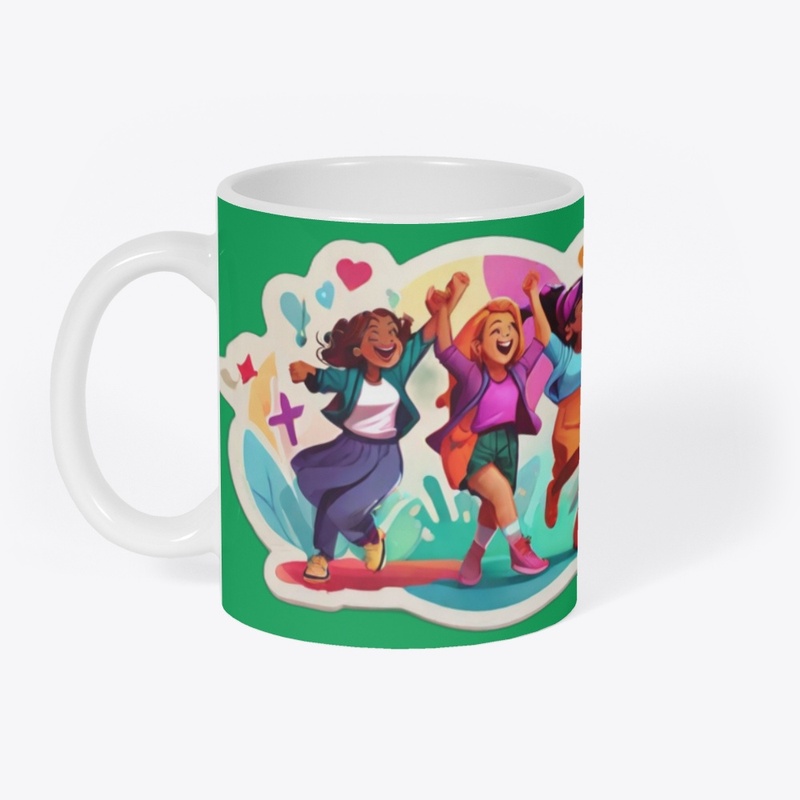 joyful moves girl's dance party t-shirt