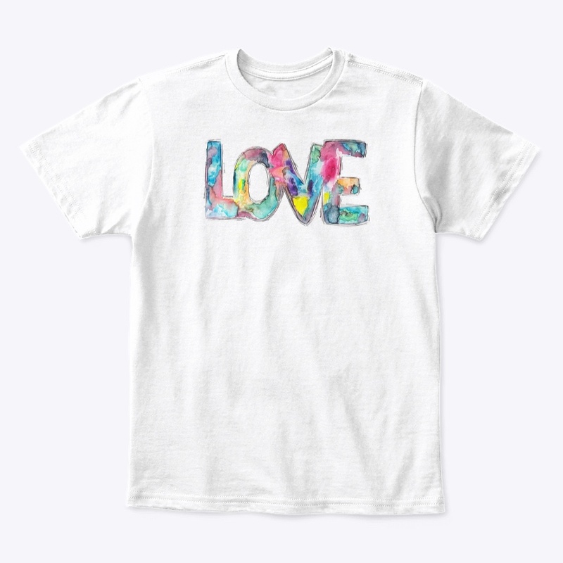 Watercolor LOVE shirt